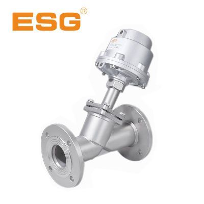 ESG-100系列氣控角座閥，ESG不銹鋼Y型角座閥，進口品牌